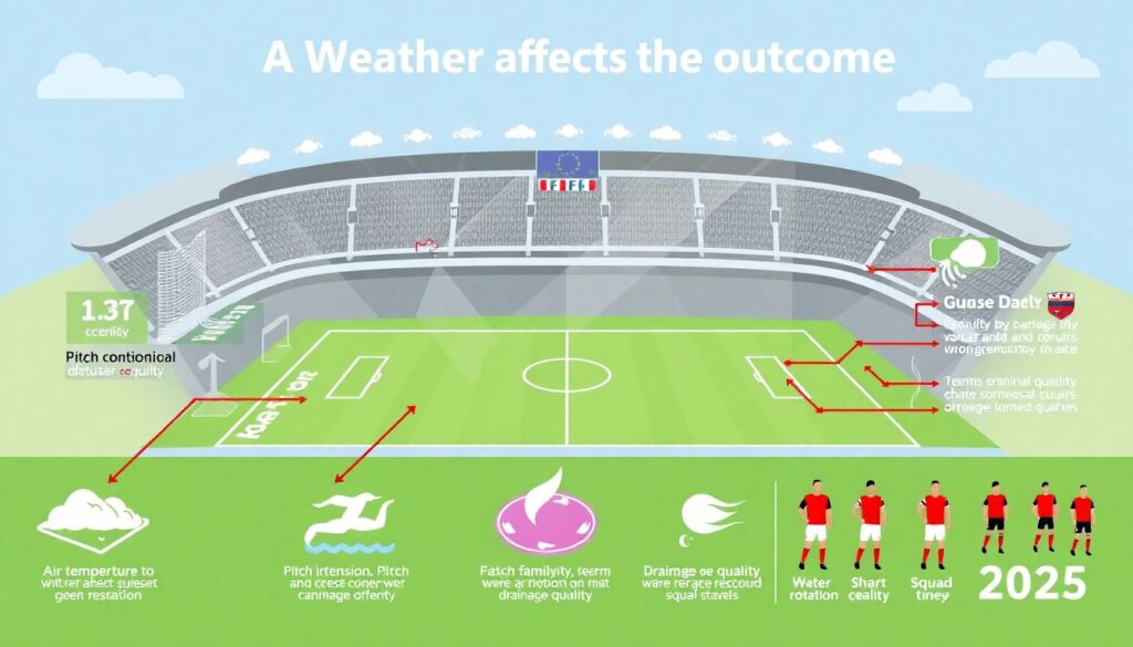 Погода на стадионе: как влияет на выбор состава - иллюстрация