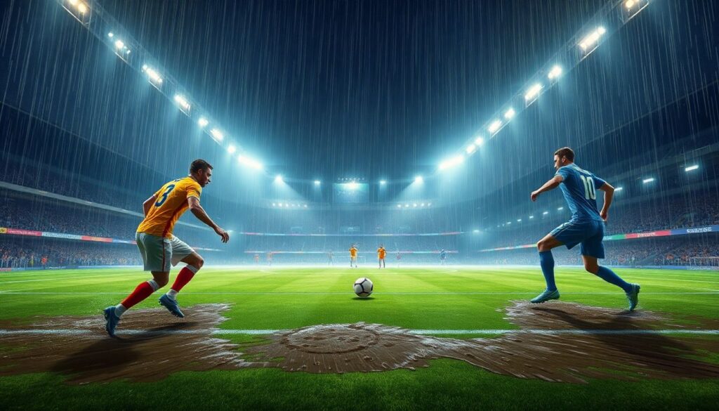 Погода на стадионе: как влияет на выбор состава - иллюстрация