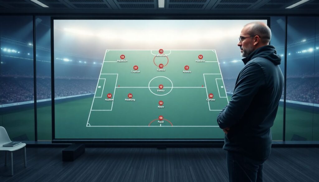 Сравнение состава на матч: стартовый состав против запасных - иллюстрация