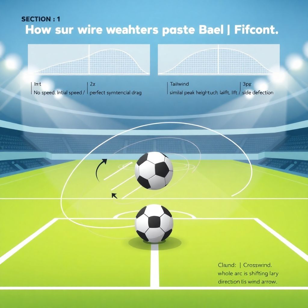 Погода на стадионе и как она влияет на скорость полета мяча