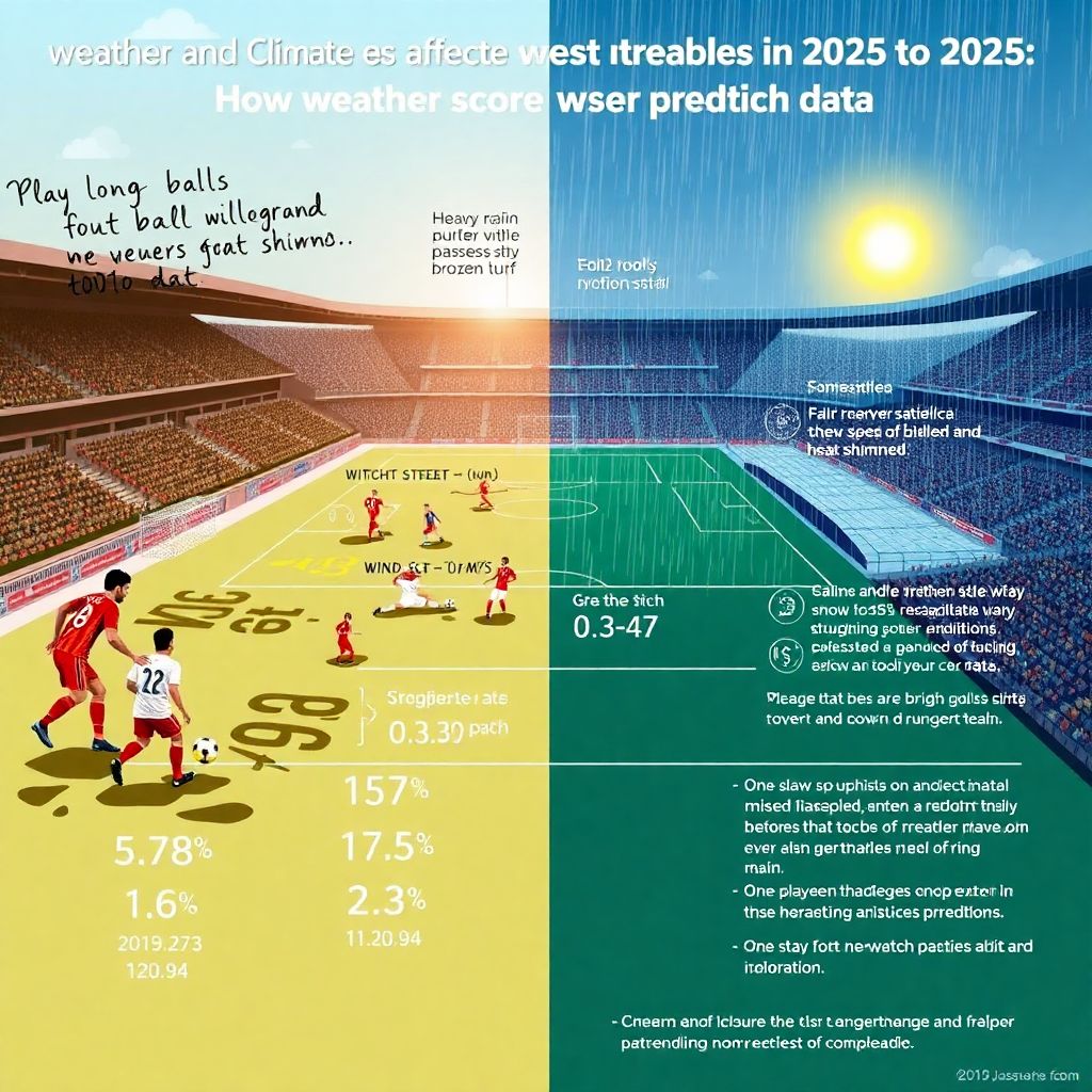 Влияние климатических условий на прогнозируемый счет в спортивных матчах