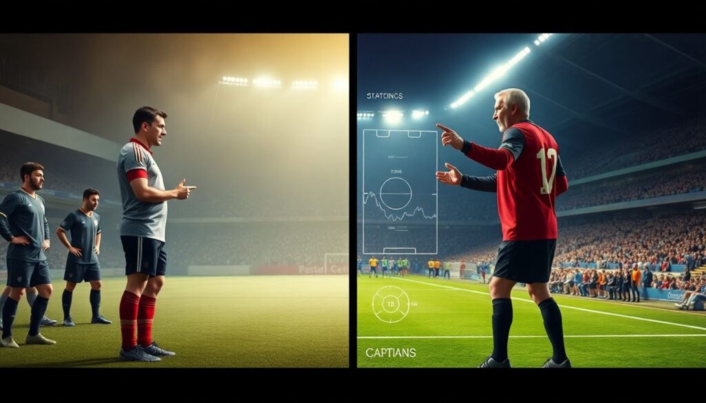 Роль капитана в день матча и влияние на расклад сил - иллюстрация