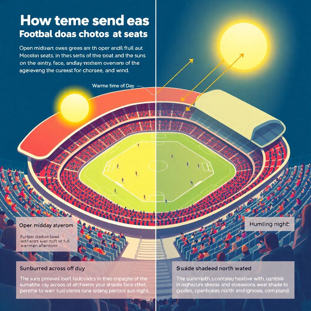 Погода на стадионе в разное время дня и их влияние на игру и комфорт