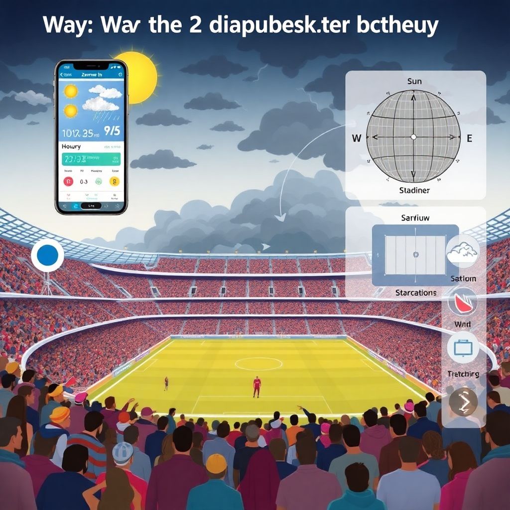 Погода на стадионе: что важно знать за 2 часа до начала матча