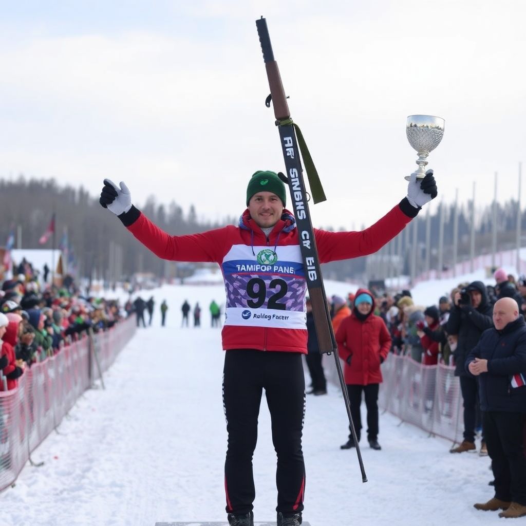 Карим Халили выиграл общий зачет Кубка России по биатлону 2025/26 в Златоусте