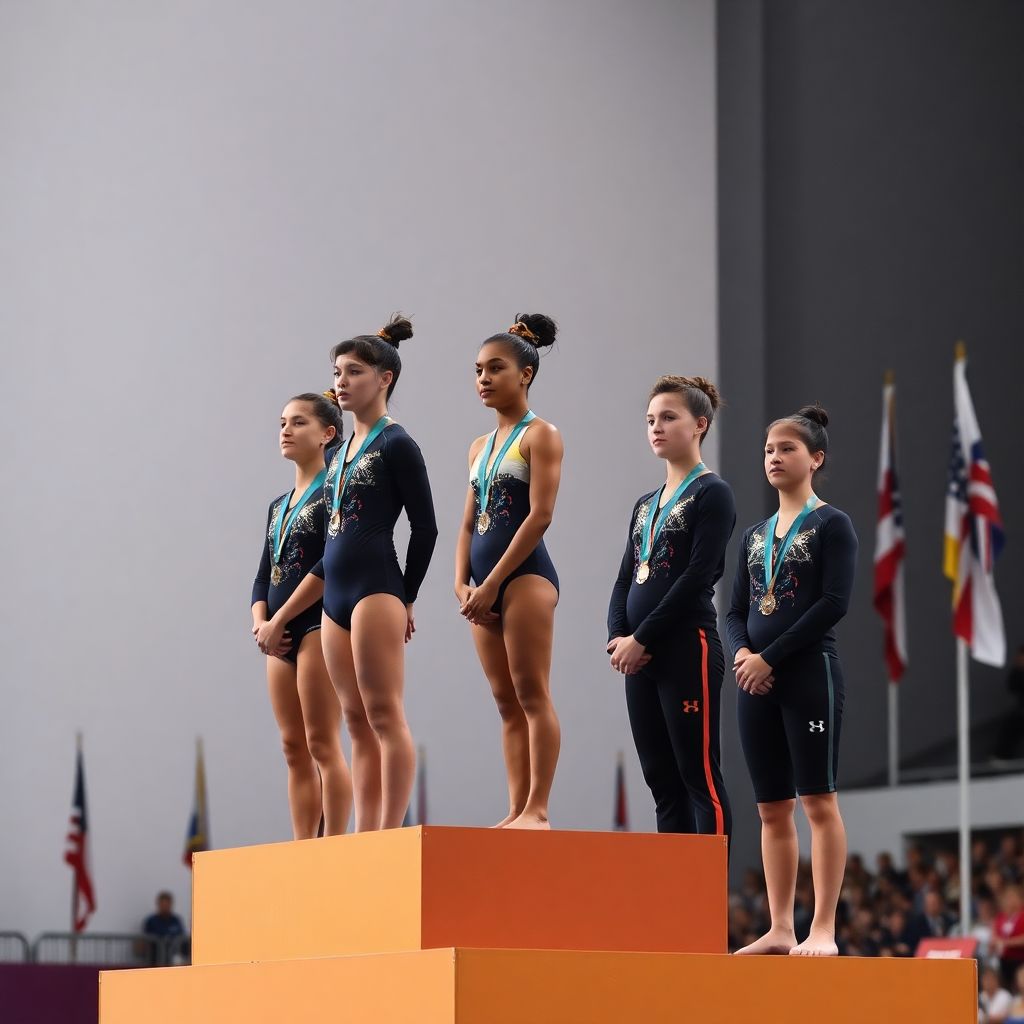 World gymnastics ужесточила регламент поведения спортсменов на церемониях награждения