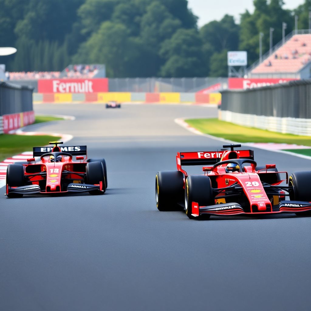 Гонщики ferrari стали быстрейшими в первой тренировке Гран-при Италии в Монце